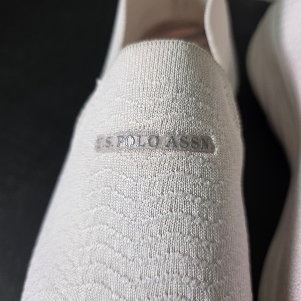 US Polo Assn Halia-K Womens Slip On Sneakers White NW12980 Size 10 - Picture 13 of 14
